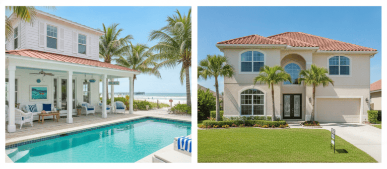 Florida STR vs LTR rental property comparison, Gulf Coast vacation and long-term rentals