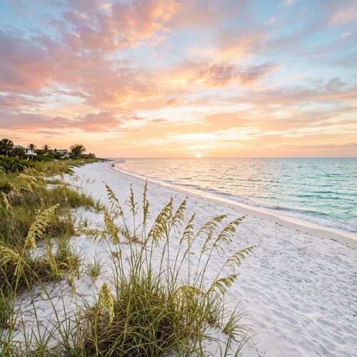 Anna Maria Island beach near Bradenton homes for sale on Florida's Gulf Coast